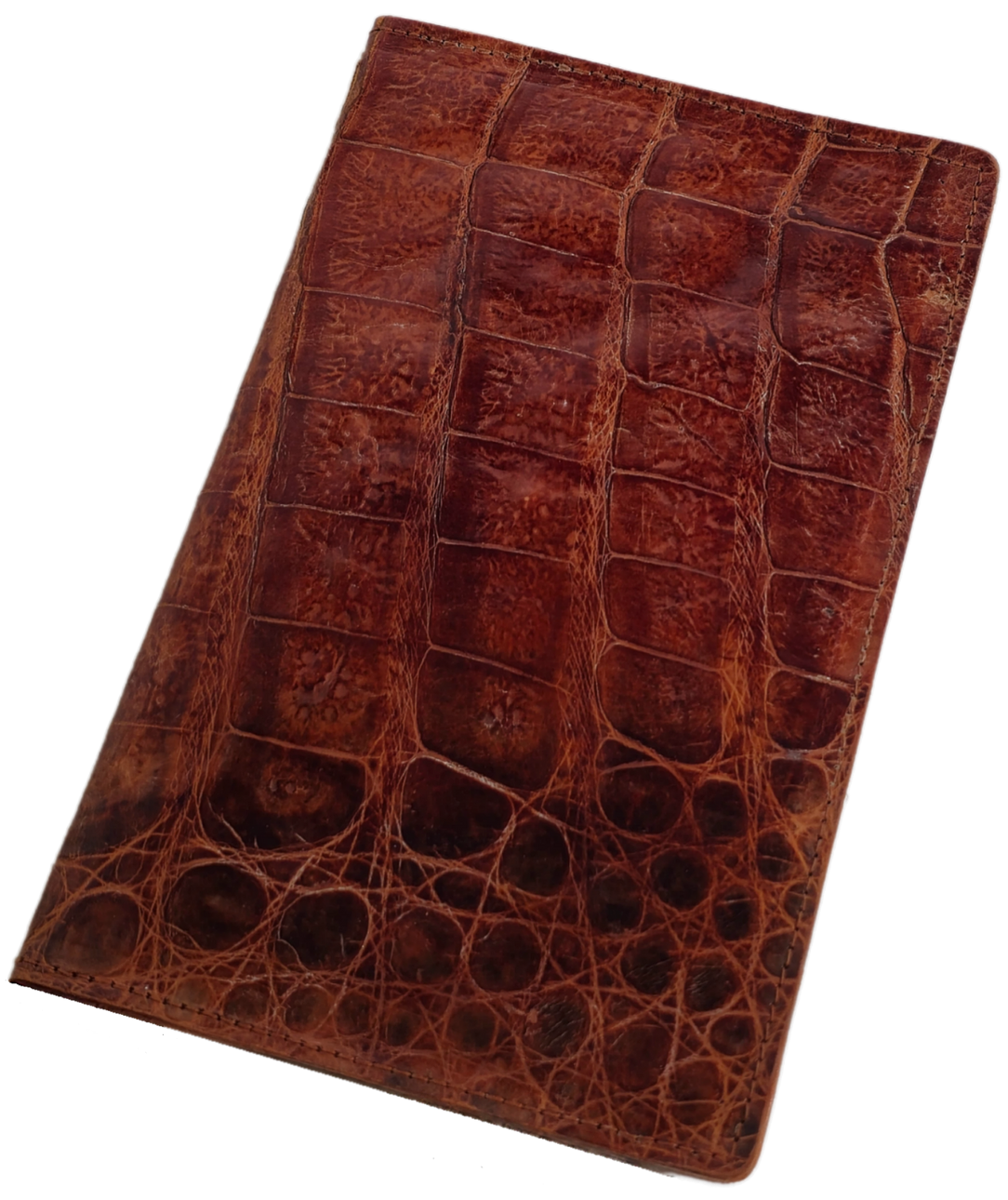 CROCODILE LEATHER WALLET.