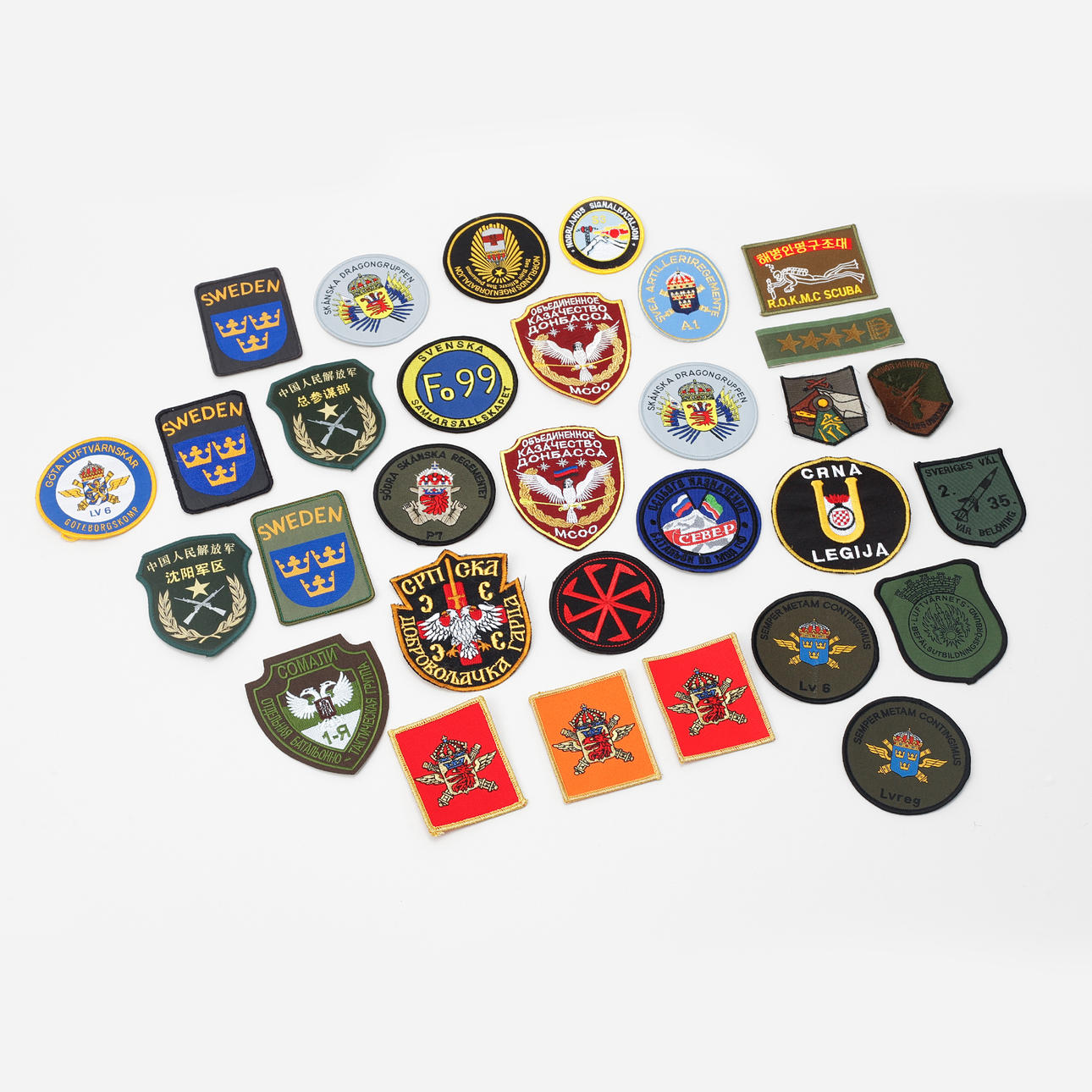 Militaria, mest Sverige.