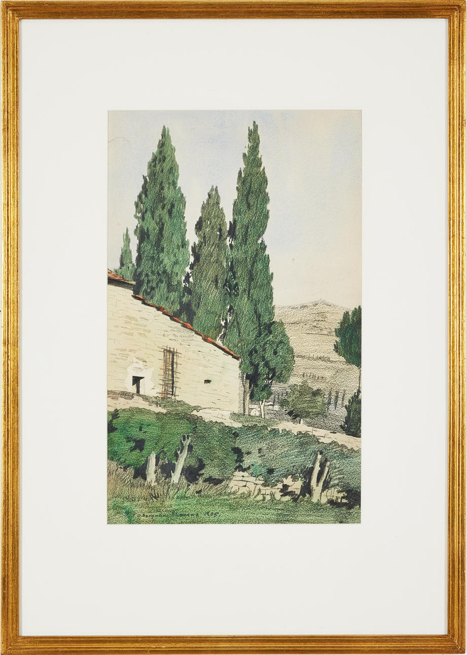 OSKAR BERGMAN. Landschaften der Toskana.