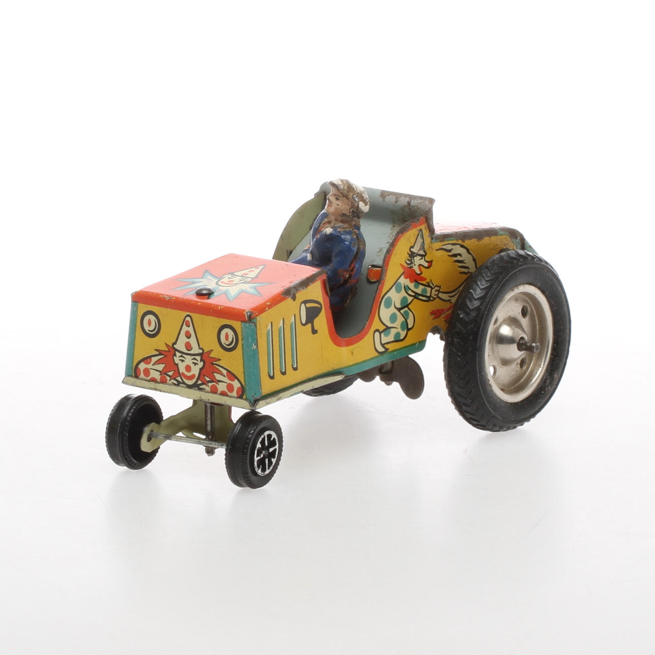 PLÅTBIL, märkt Made in Germany U.S Zone, 1950-tal.