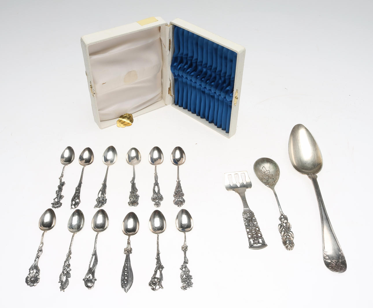 BESTICK, silver, 18/1900-tal.