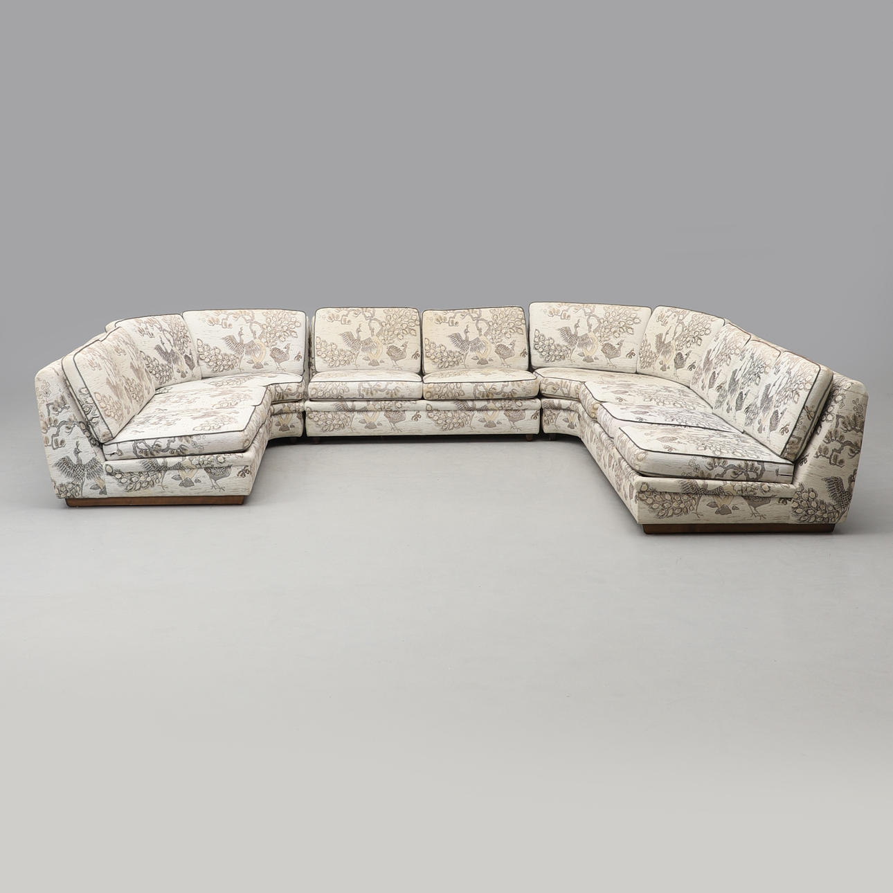 A MODULAR SOFA, PLAYBOY, DUX 1970/80'S.