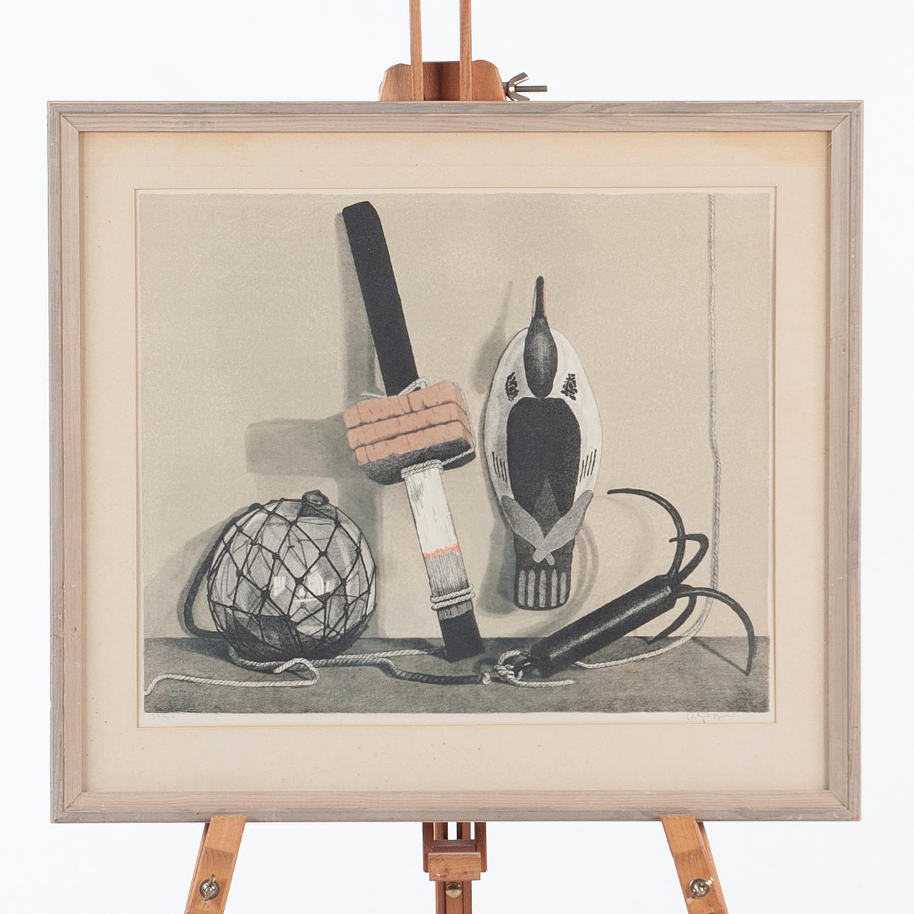 OIDENTIFIERAD KONSTNÄR. Lithograph, signed and numbered 189/310.