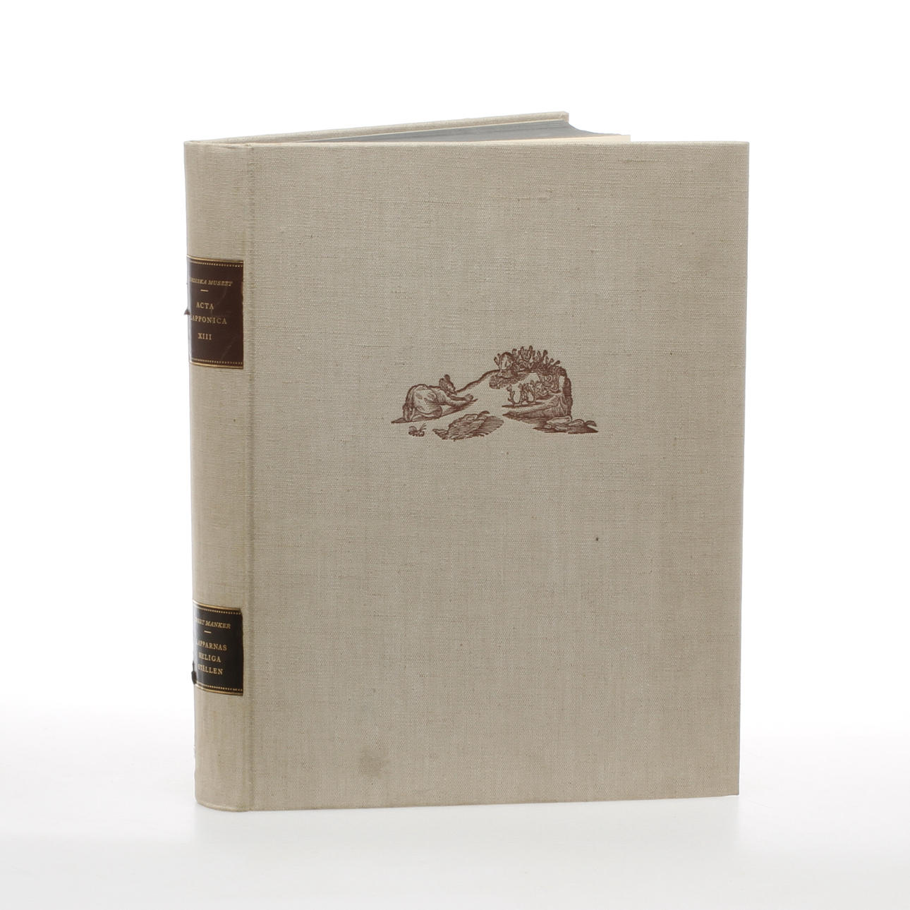 BOK, "Lapparnas heliga ställen", Ernst Manker, Gebers.