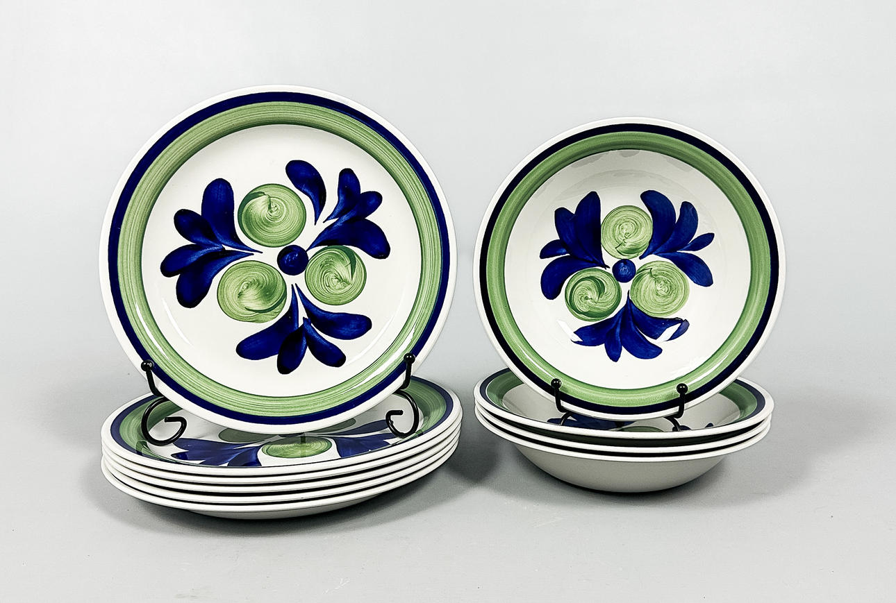 TALLRIKAR, 10 delar, "Bella", RÖRSTRAND, Porslin.