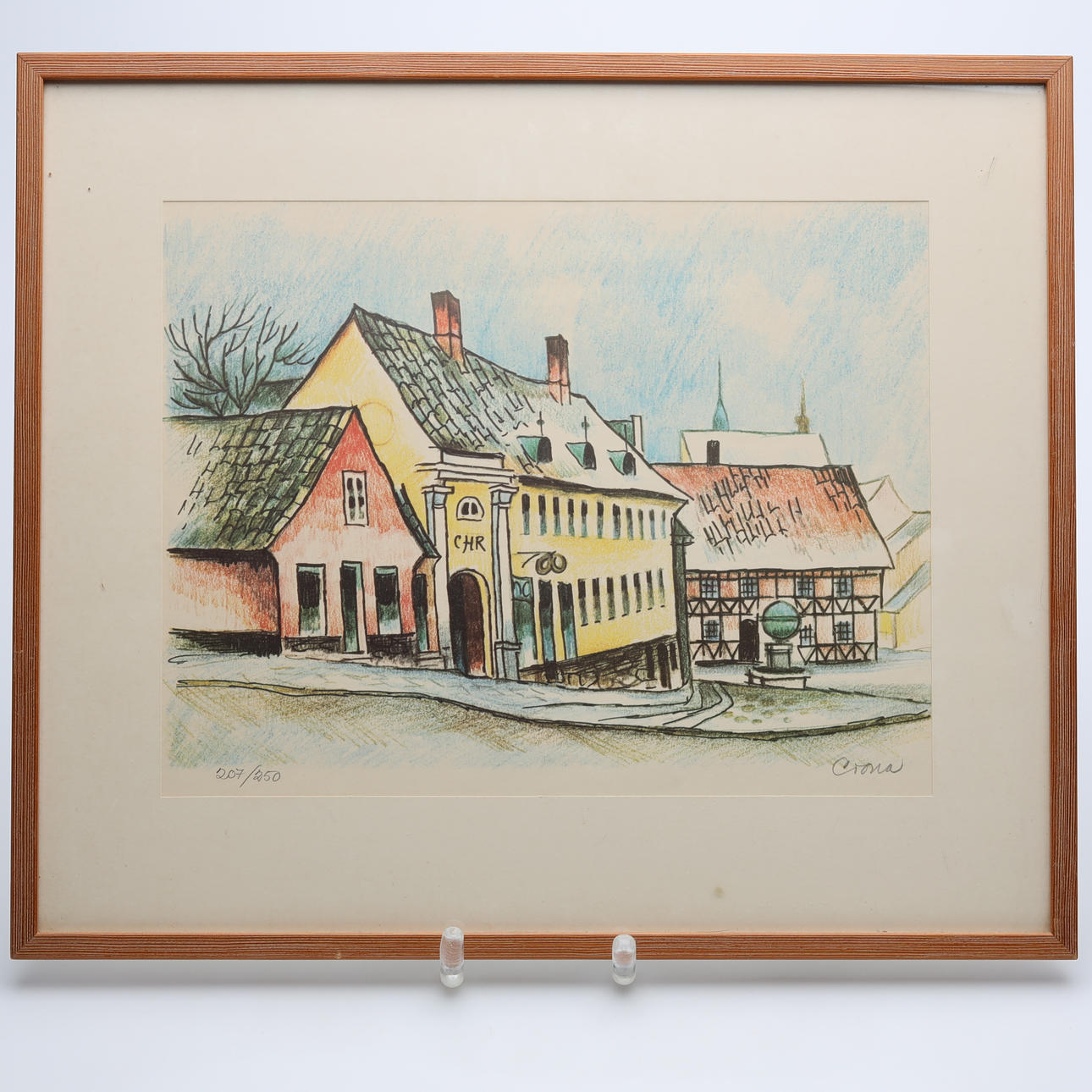 GEORG CRONA. LITOGRAFI, Signerad samt numrerad.