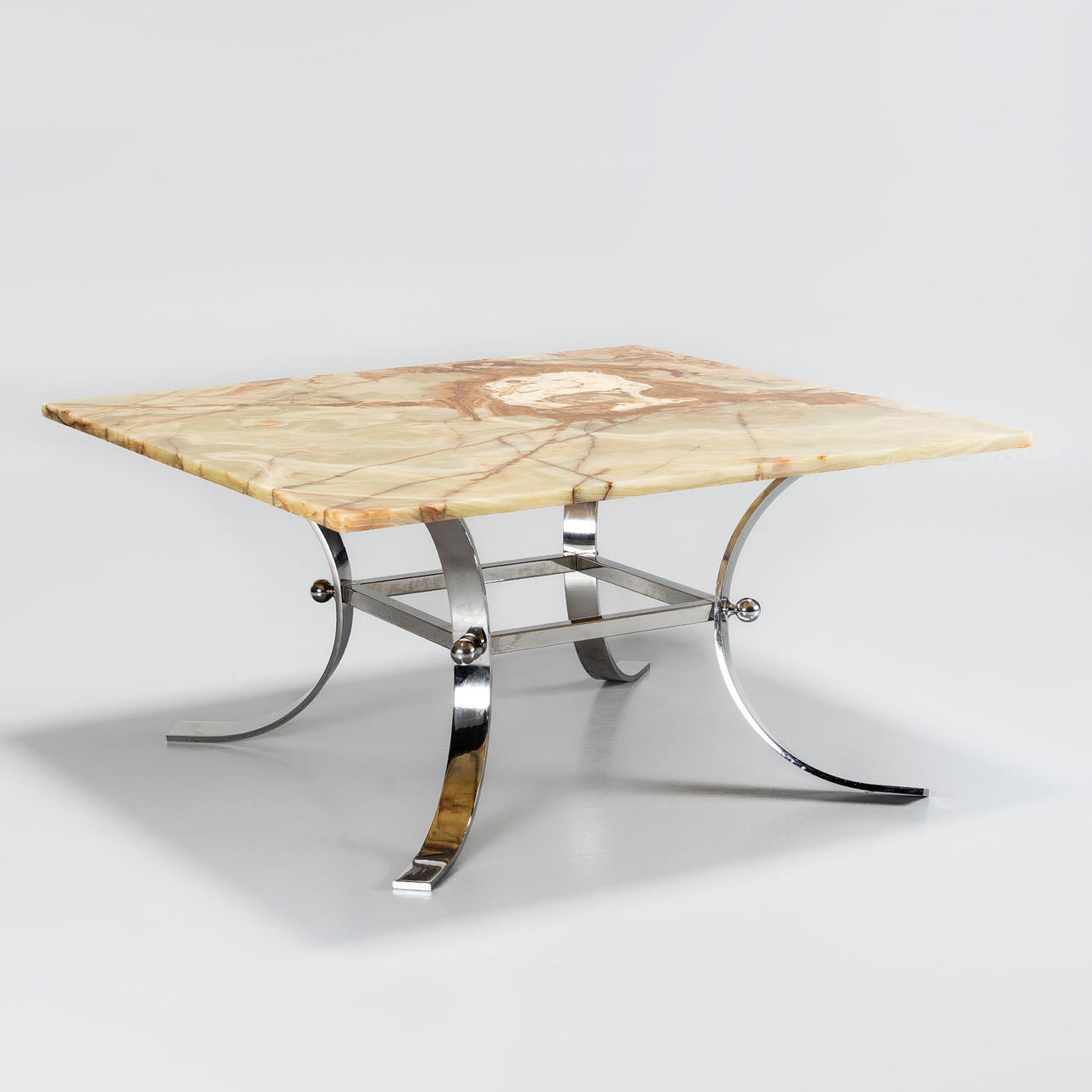 Bord, Marmor, Krom,1900-tal.
