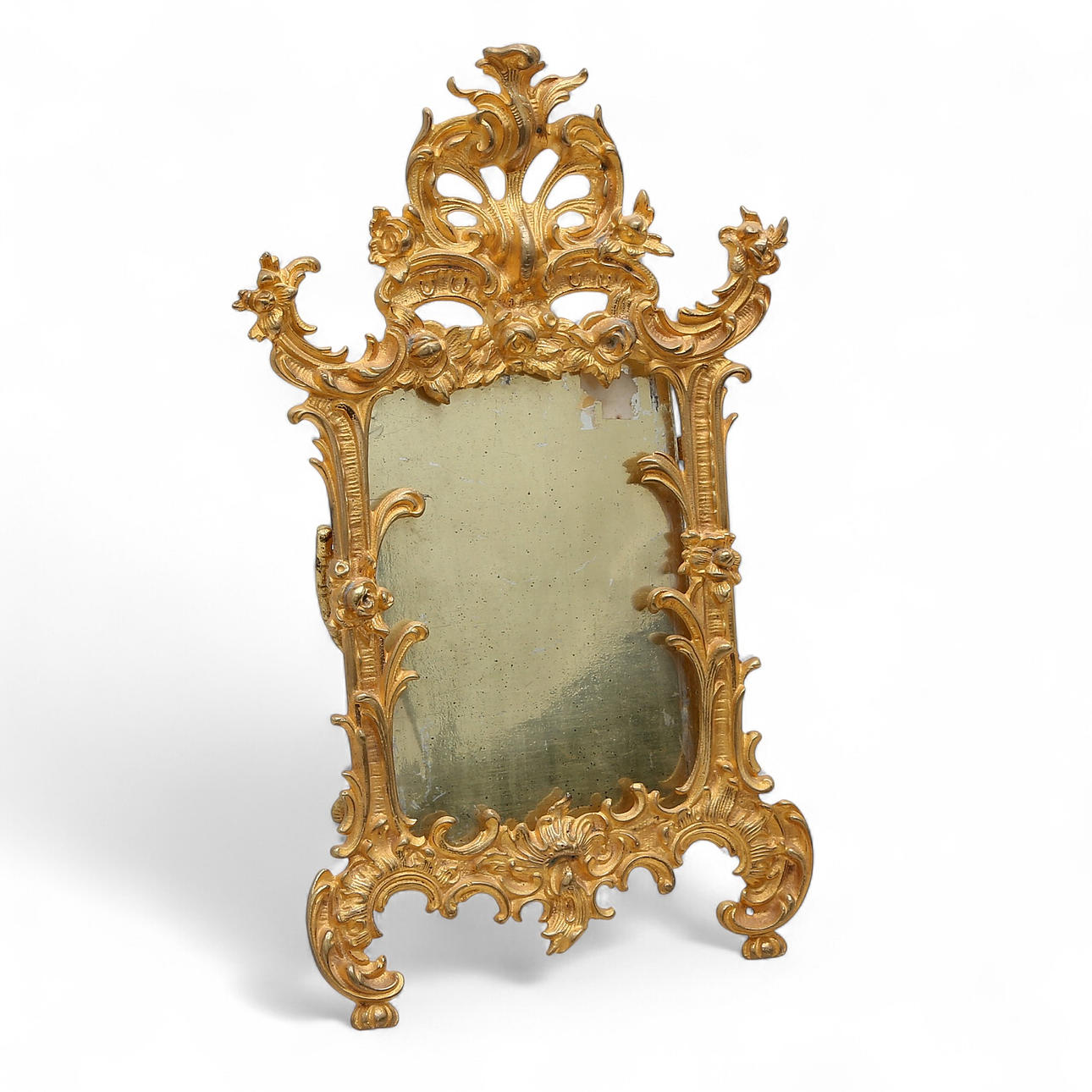 Rococo style table frame in gilt bronze, 20th Century.