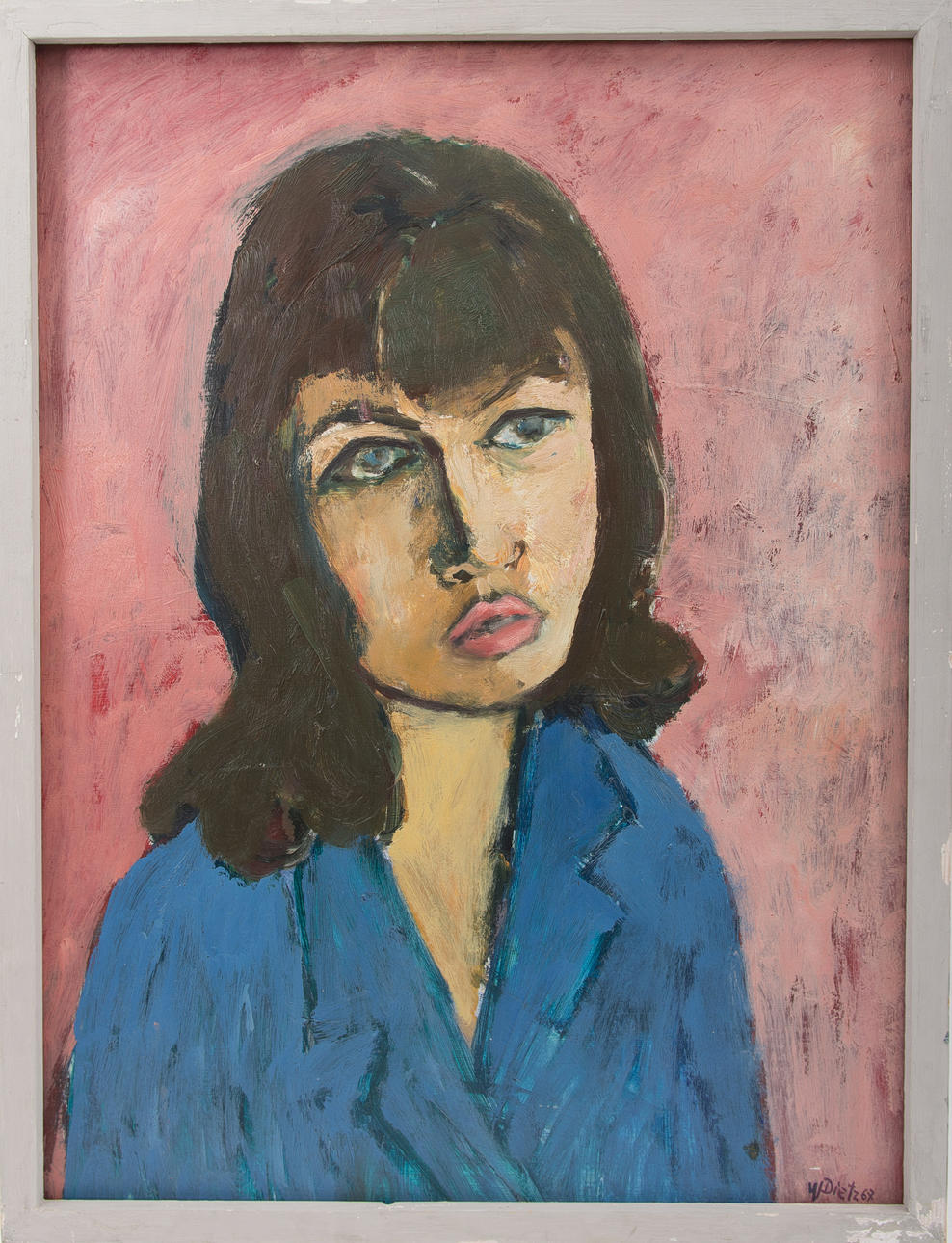 WERNER DIETZ. olja, signerad och daterad 1967.