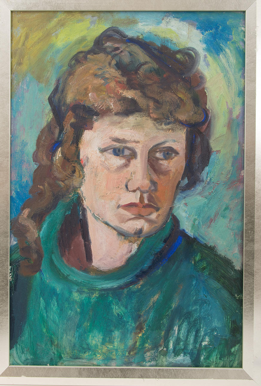 WERNER DIETZ. olja, signerad och daterad 1958.