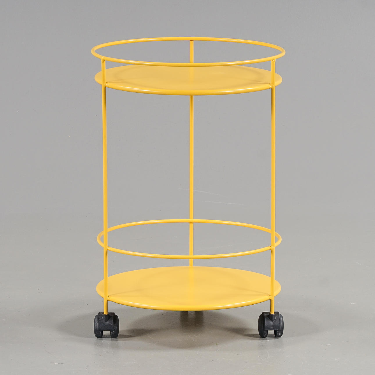 SIDE TABLE “Guinguette Side Wheeled Table” Fermob, Contemporary Manufacture.