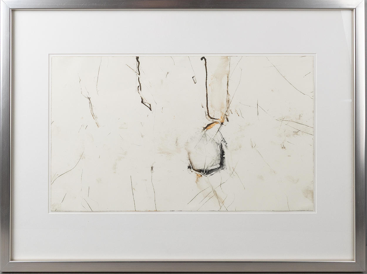 JUKKA MÄKELÄ. Composition, No 60, from the suite “Forest Floor” monotype.