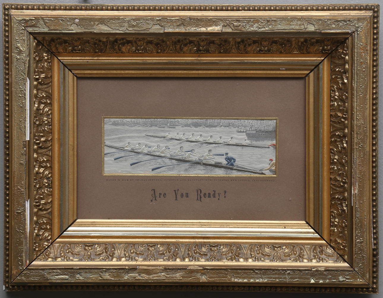 THOMAS STEVENS. Silkestavla.