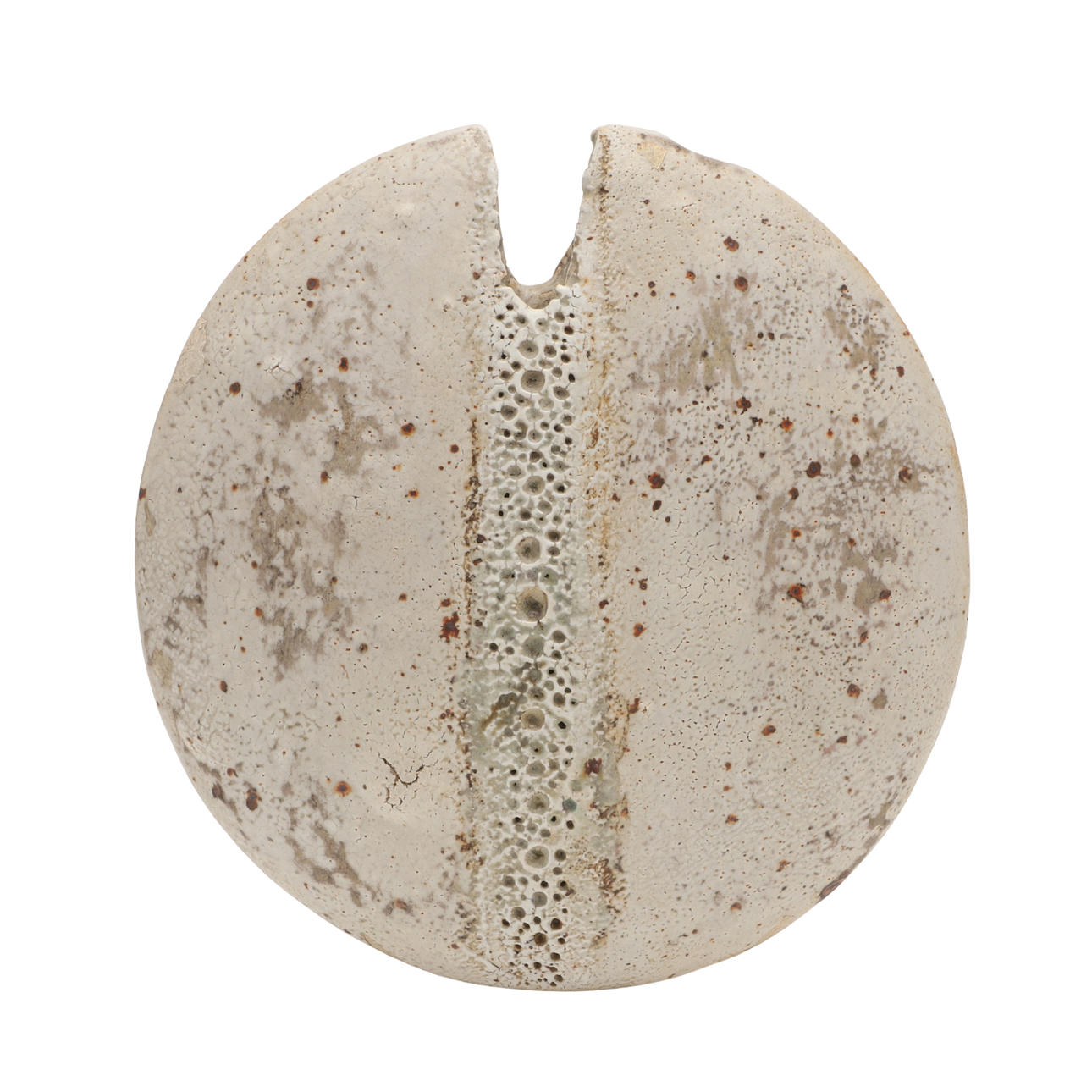 ALAN WALLWORK (1931-2019) - JARRÓN DE GRES DIVIDIDO.