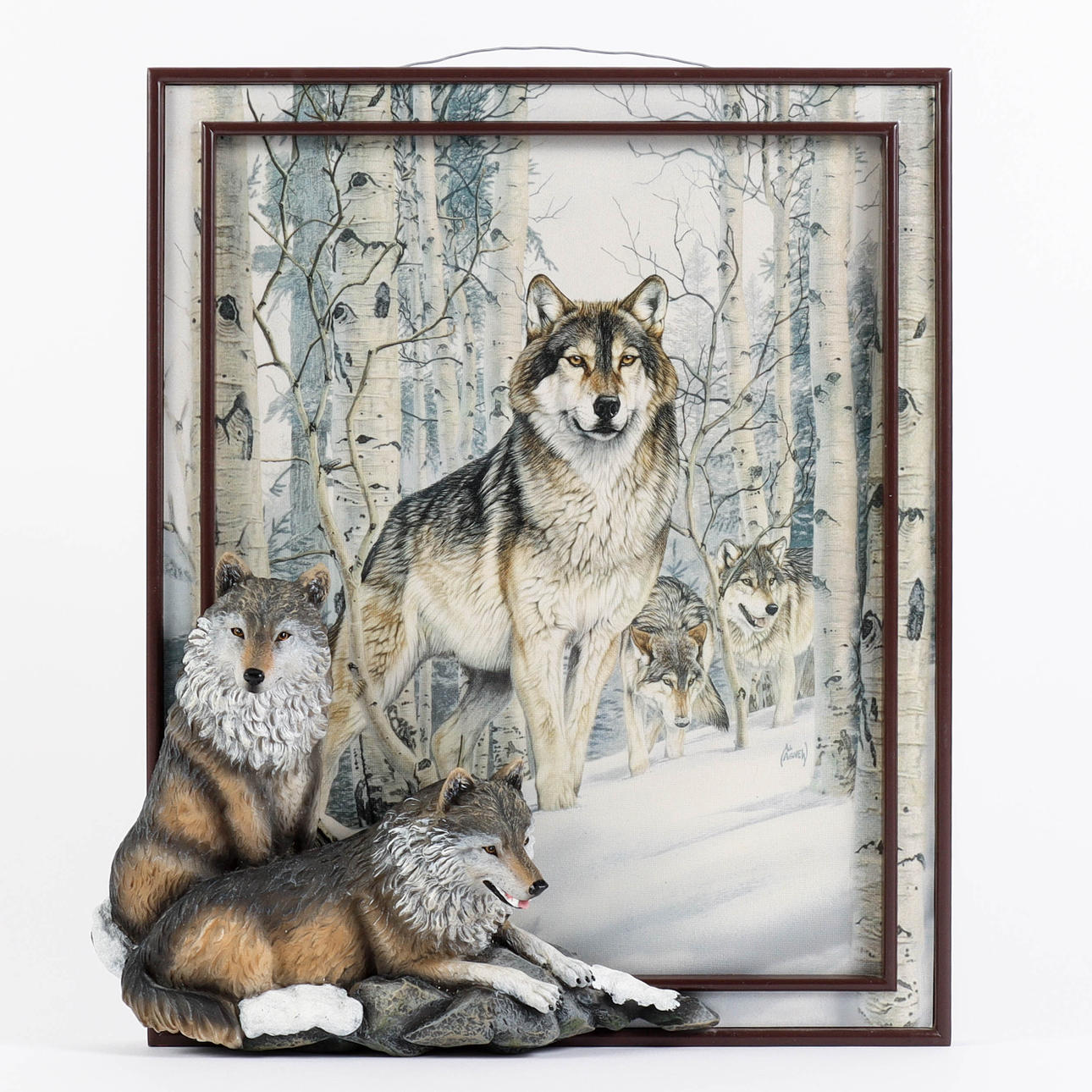 RELIEFMALEREI Winters Majestät.