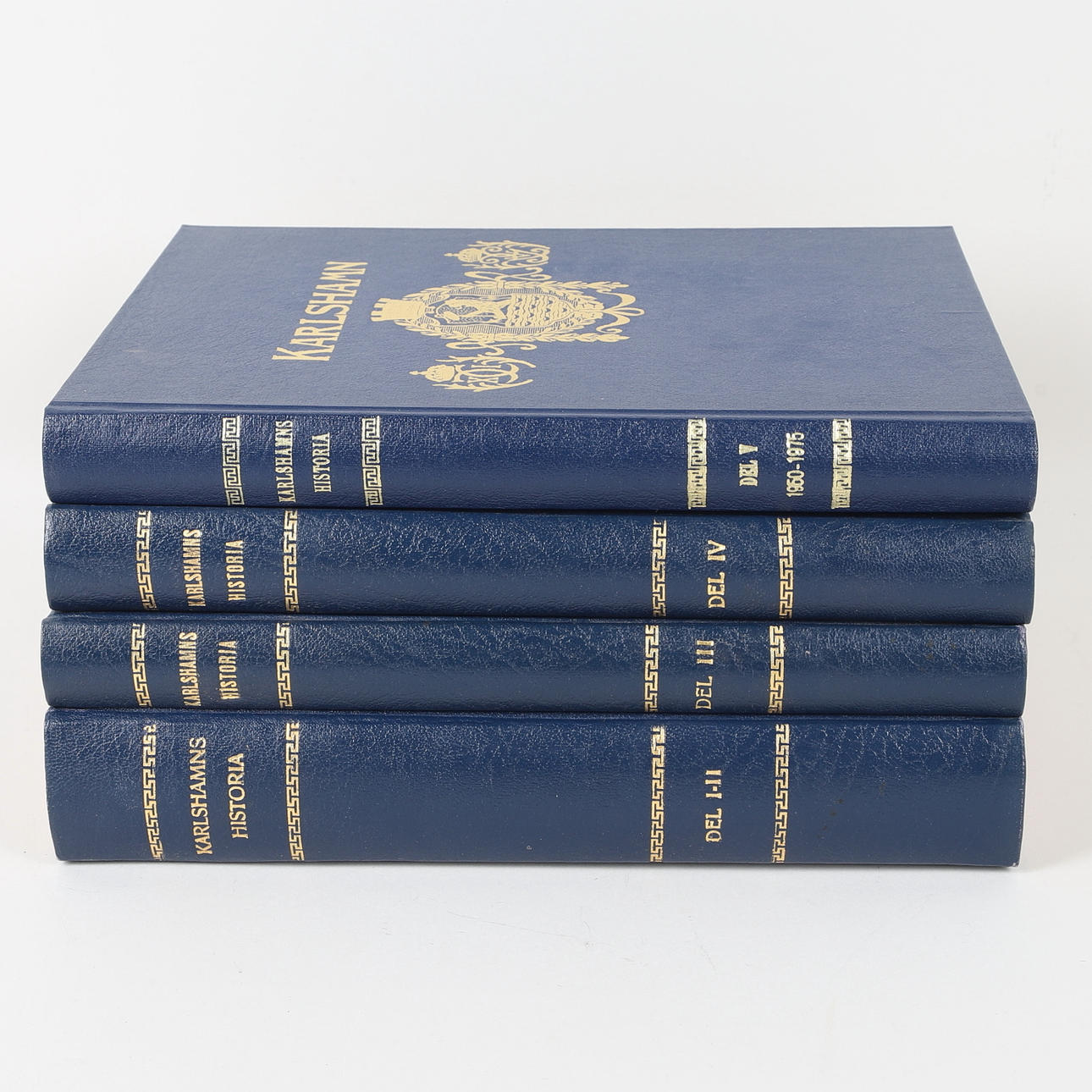 BÖCKER, 4 st, "Karlshamns historia".