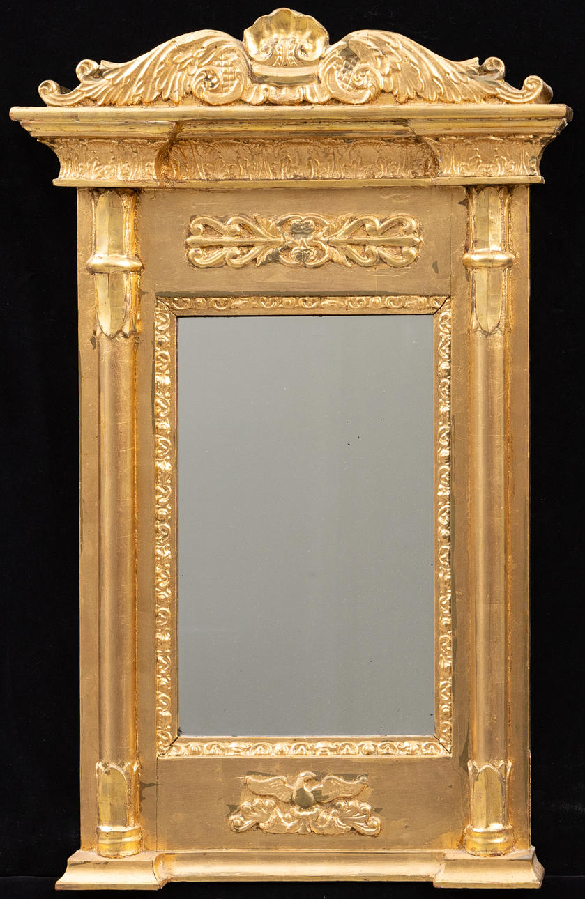 A late Empire mirror, 19th century.