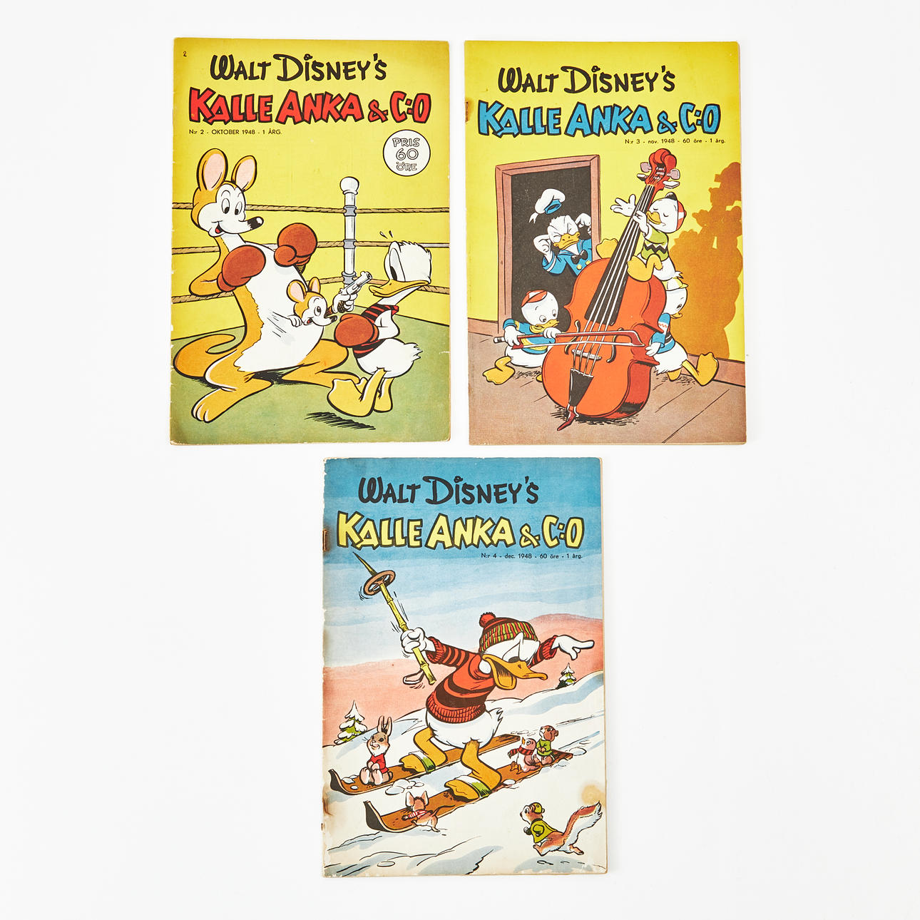 KALLE ANKA & CO, 1948, Nr. 2-4.