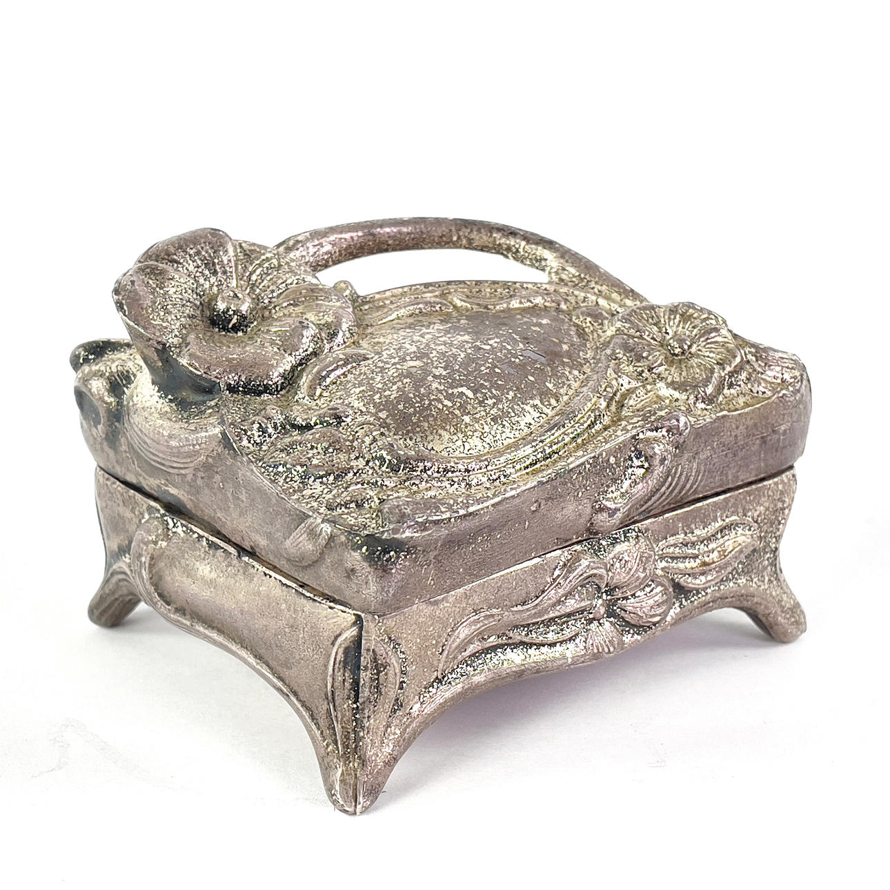 A pewter box, Jugend, Sweden.