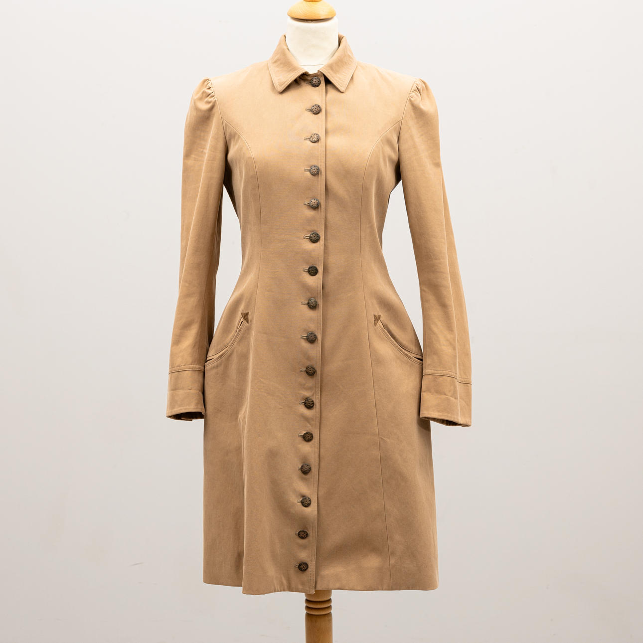 RALPH LAUREN. Frakke, bomuld, str ca 34.