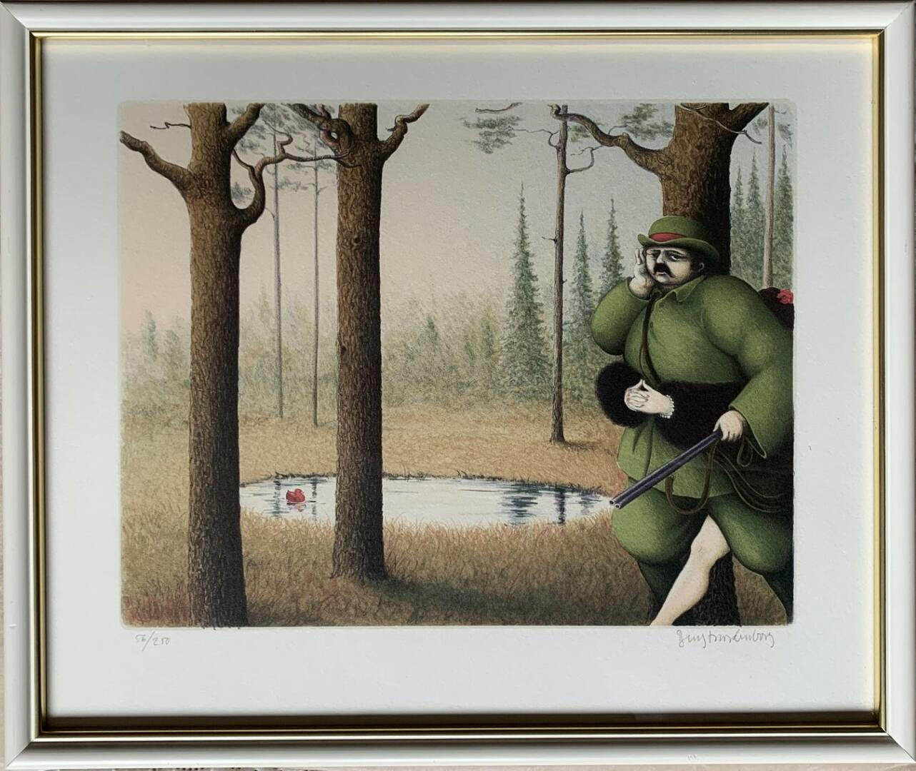 BENGT NORDENBORG. LITHOGRAPHY, signed and numbered.