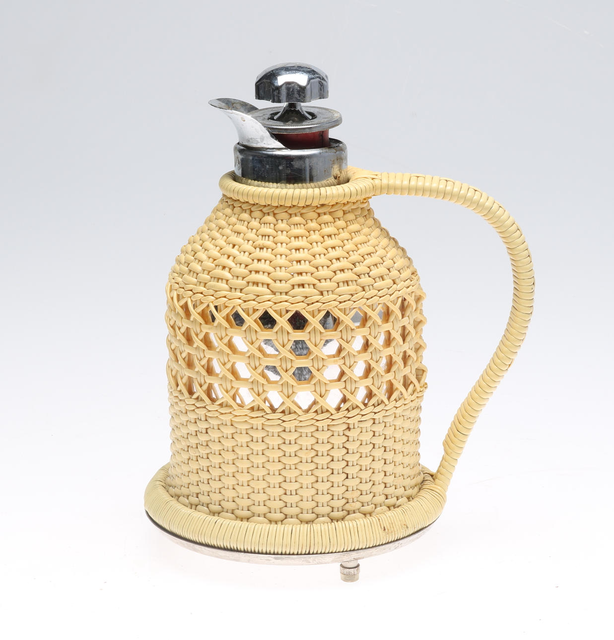 TV-KANNA, plast och metall, 1900-talets mitt.