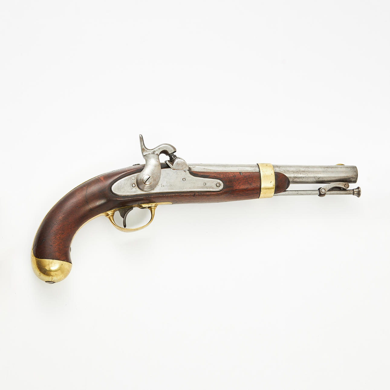PRECUSSION PISTOL, American, m/1842.