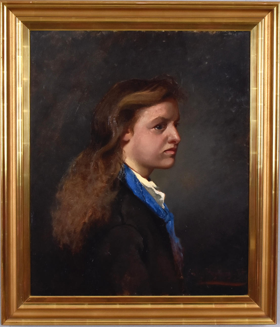 AUGUST HAGBORG. Oil on canvas fed on panel.