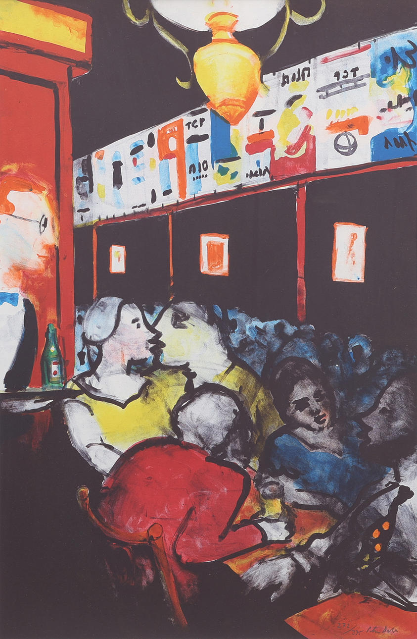 PETER DAHL. INTERIÖR FRÅN RESTAURANG PRINSEN.