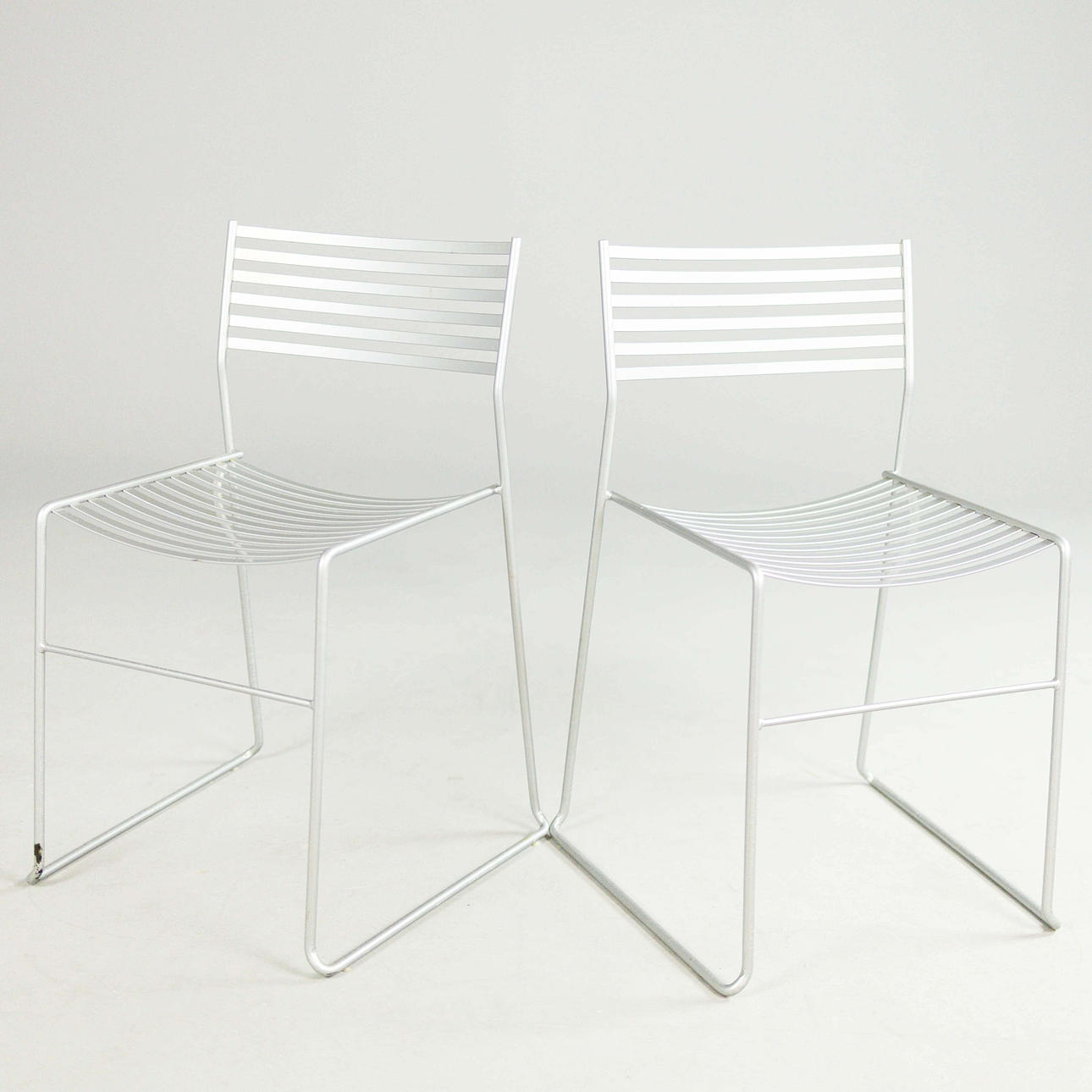 EMU AERO CHAIRS, A PAIR.