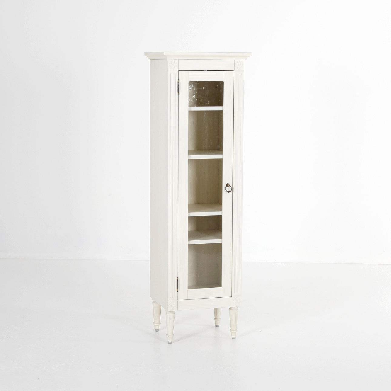 DISPLAY CABINET, 140 cm high, modern production.