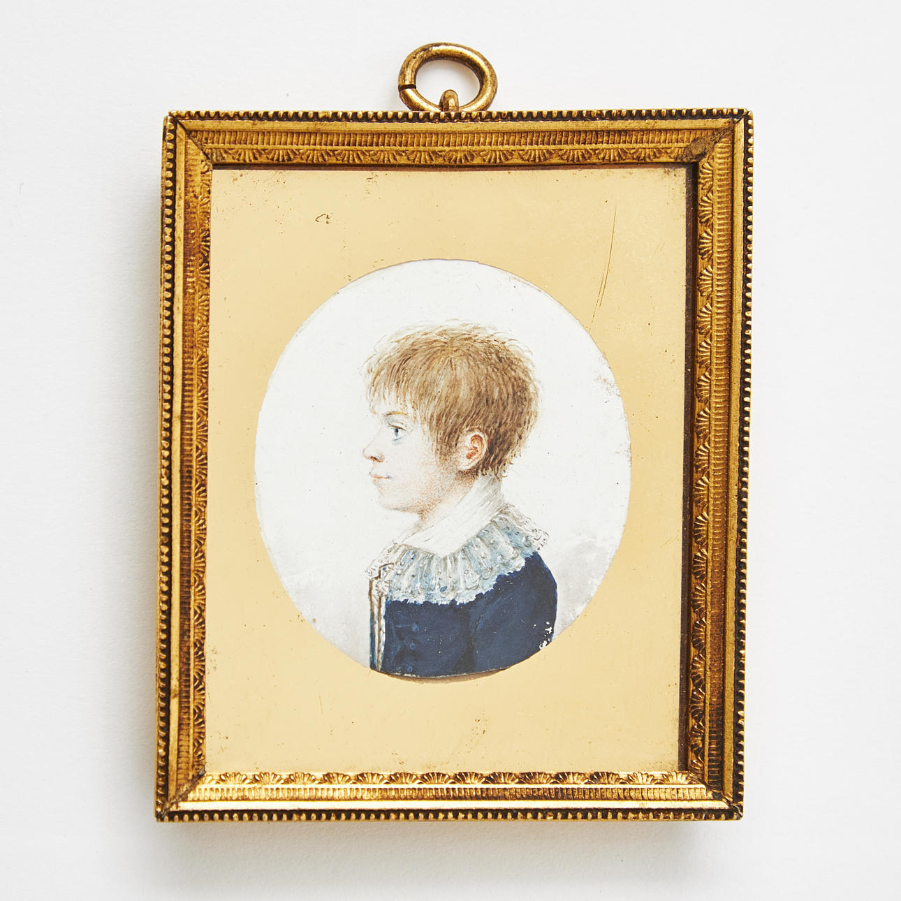 JAKOB AXEL GILLBERG (1769-1845) Attributed to: Profile portrait allegedly depicting Gustaf Piper (1788-1820).