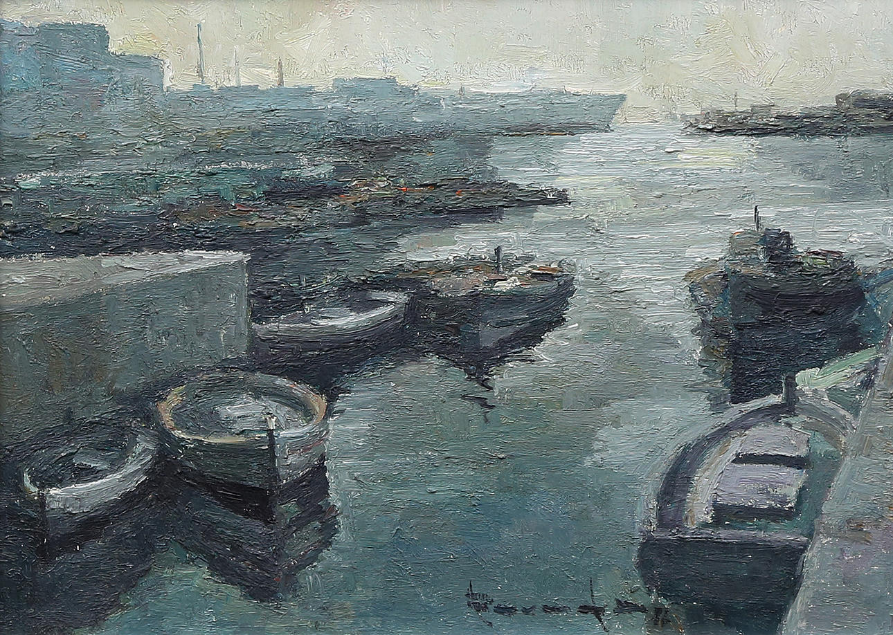 RAMON POVEDA IBARS. ”Barcelonan satama”.