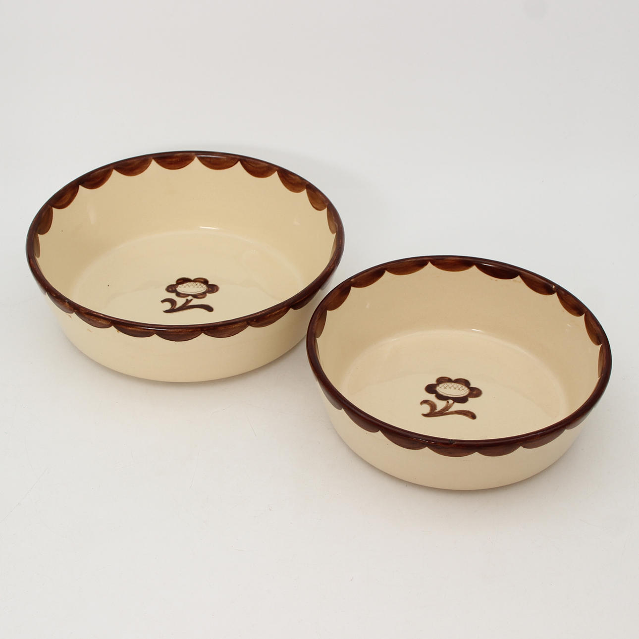 2 BOWLS, PYRO, GUSTAVSBERG.