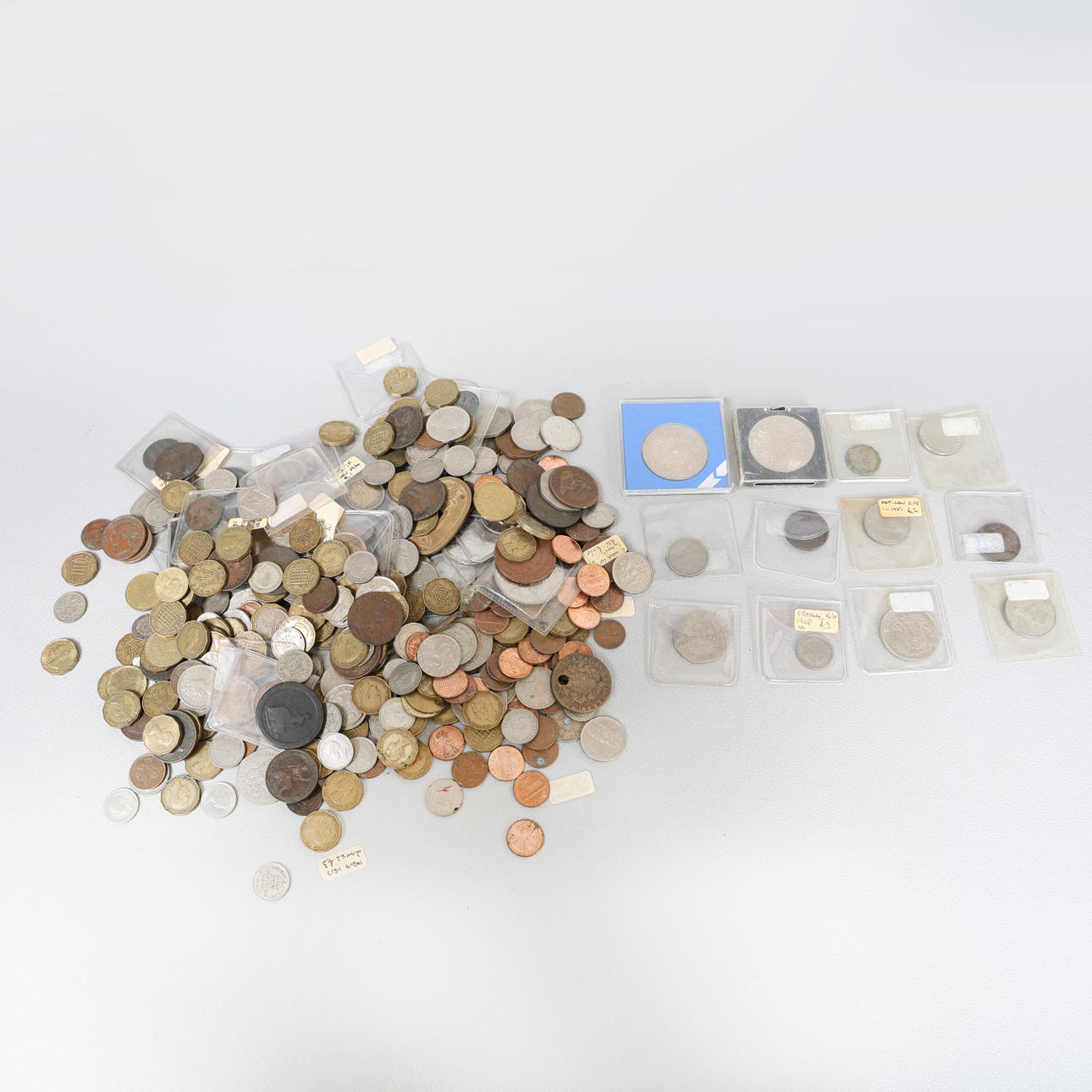 LARGE COLLECTION OF WORLD COINS. Coins, Medals & Stamps - Coins ...