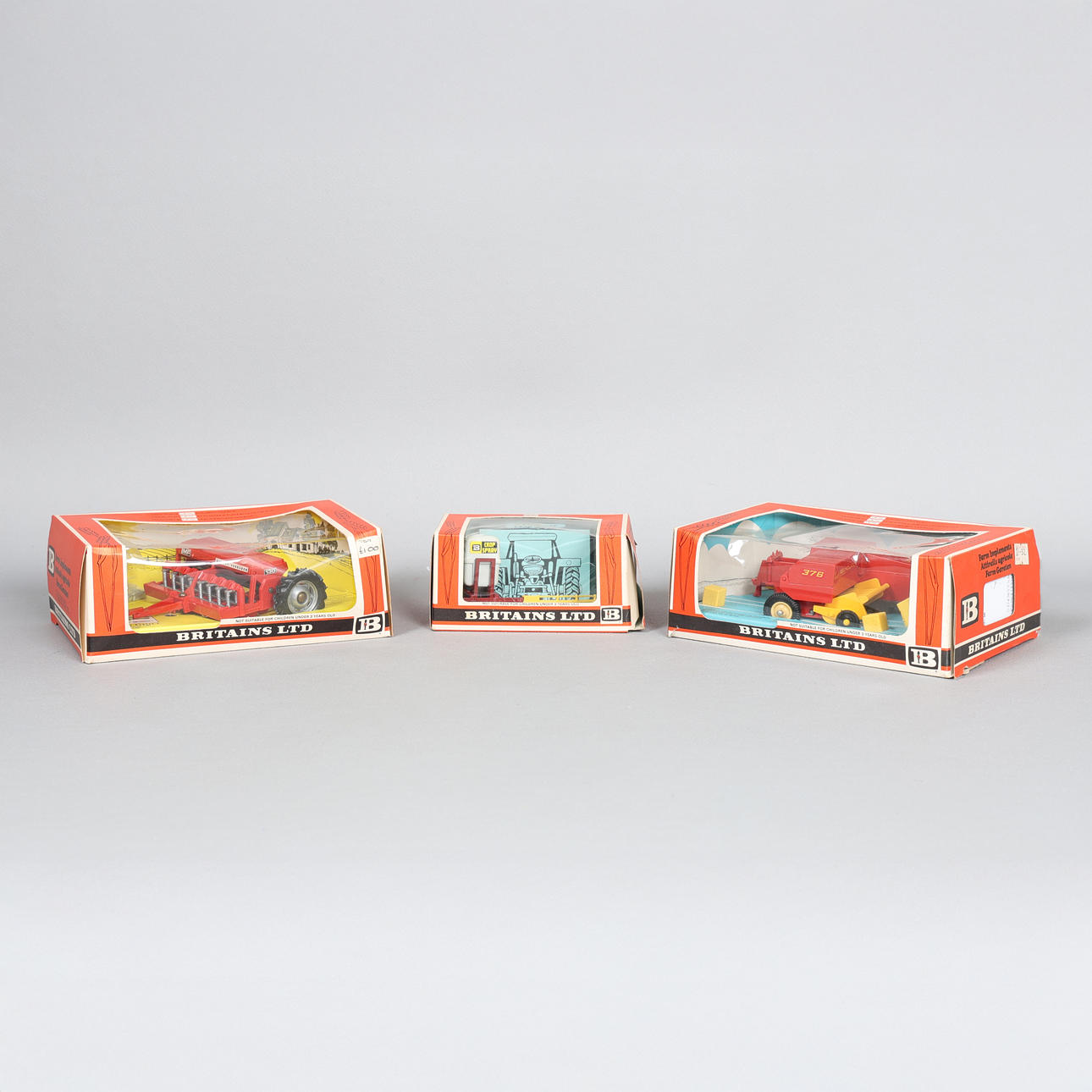 BRITAINS BOXED FARM IMPLEMENTS (3).