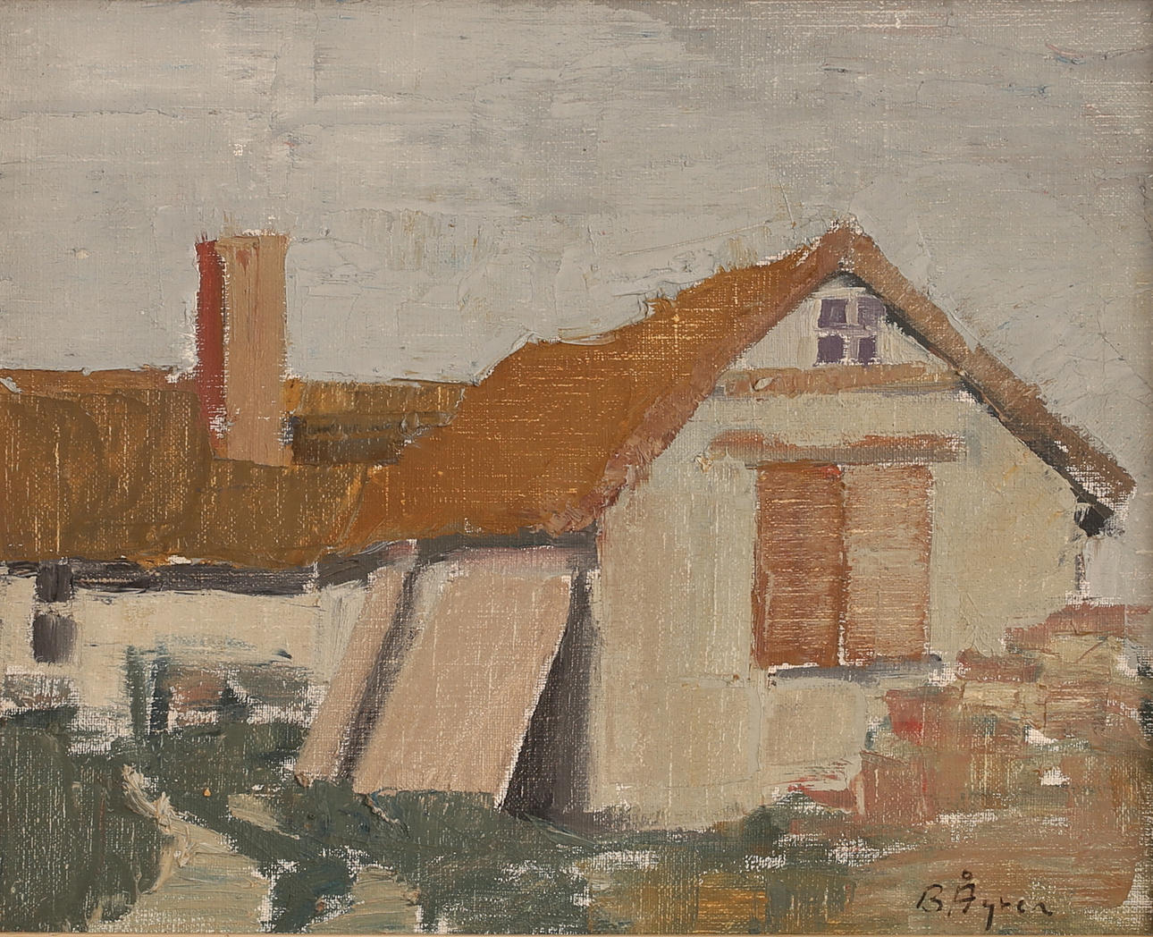 BENGT ÅGREN. Oil on canvas, signed.