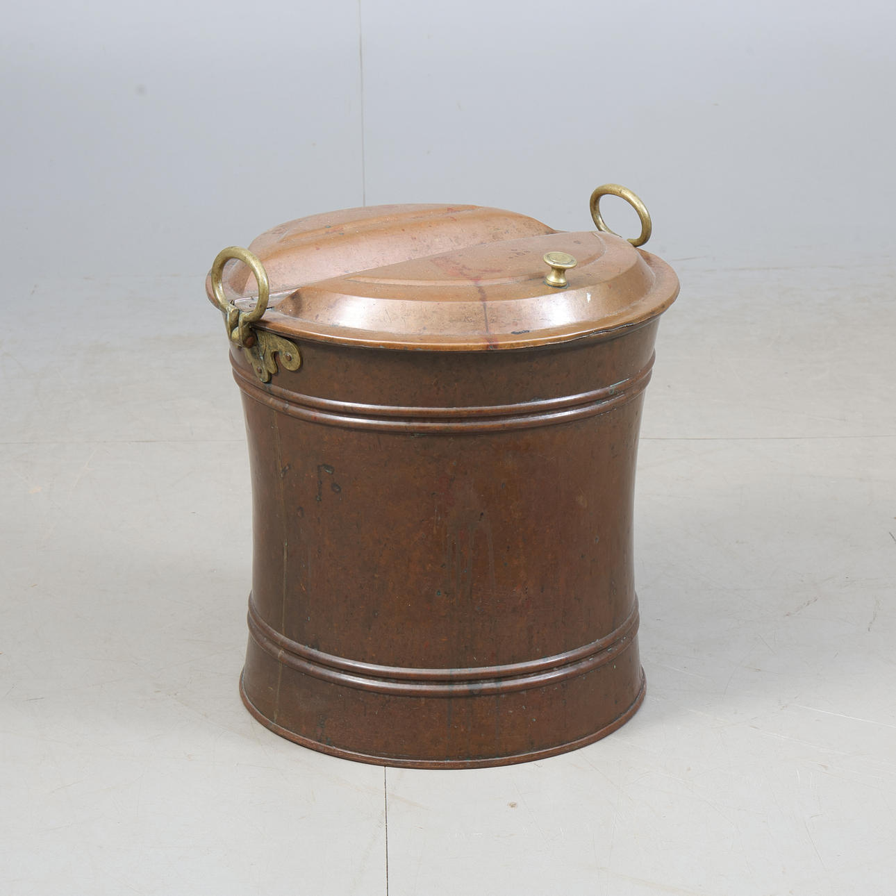 EINE KUPFER-/MESSING-WASSERSÄGE, 1800/1900.