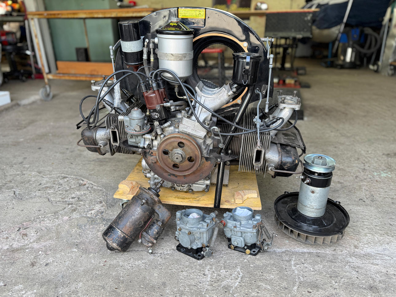 PORSCHE 356, MOTOR, 1600 normal, 1958.