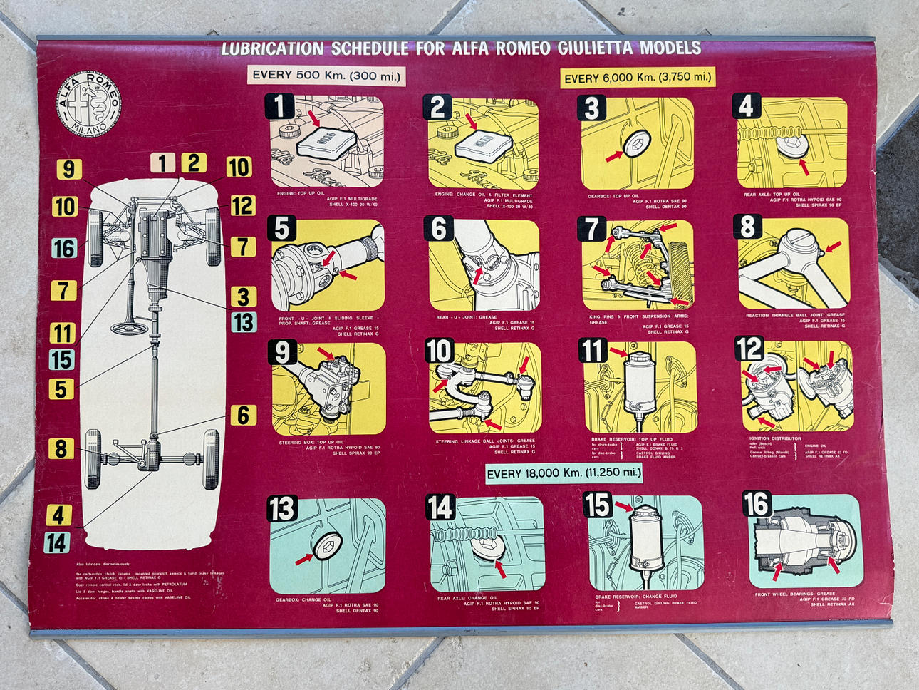 ALFA ROMEO, service plane, 1960s.