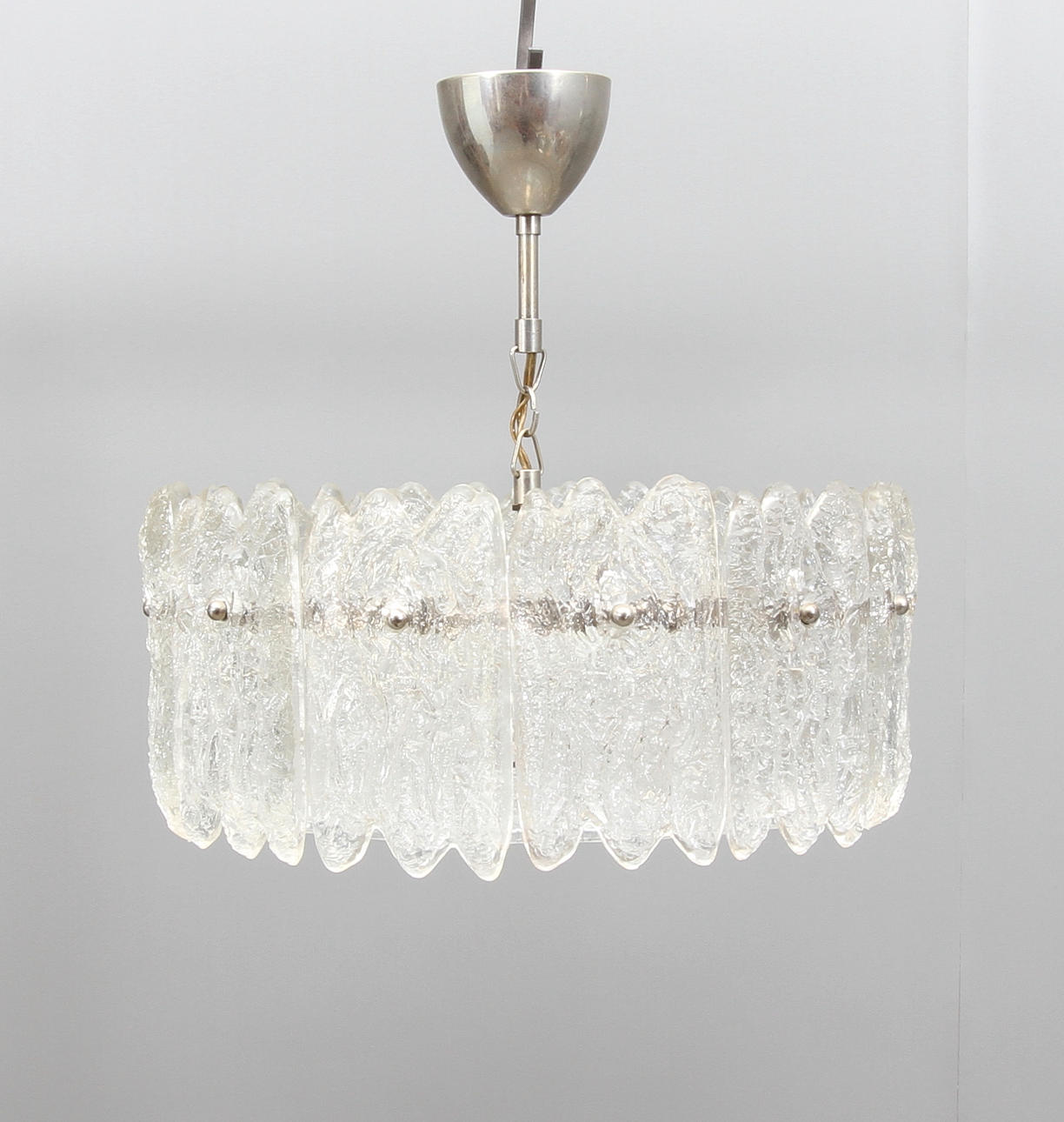 TAKLAMPA, glas, Carl Fagerlund, Orrefors.