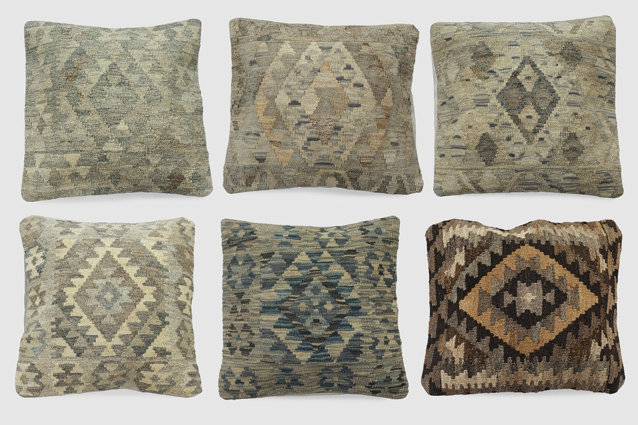 PILLOWS, 6 pcs, Kelim.