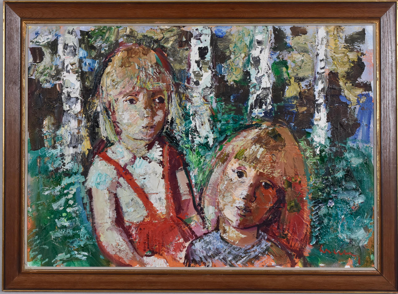 BERTIL WAHLBERG. Oil on canvas.