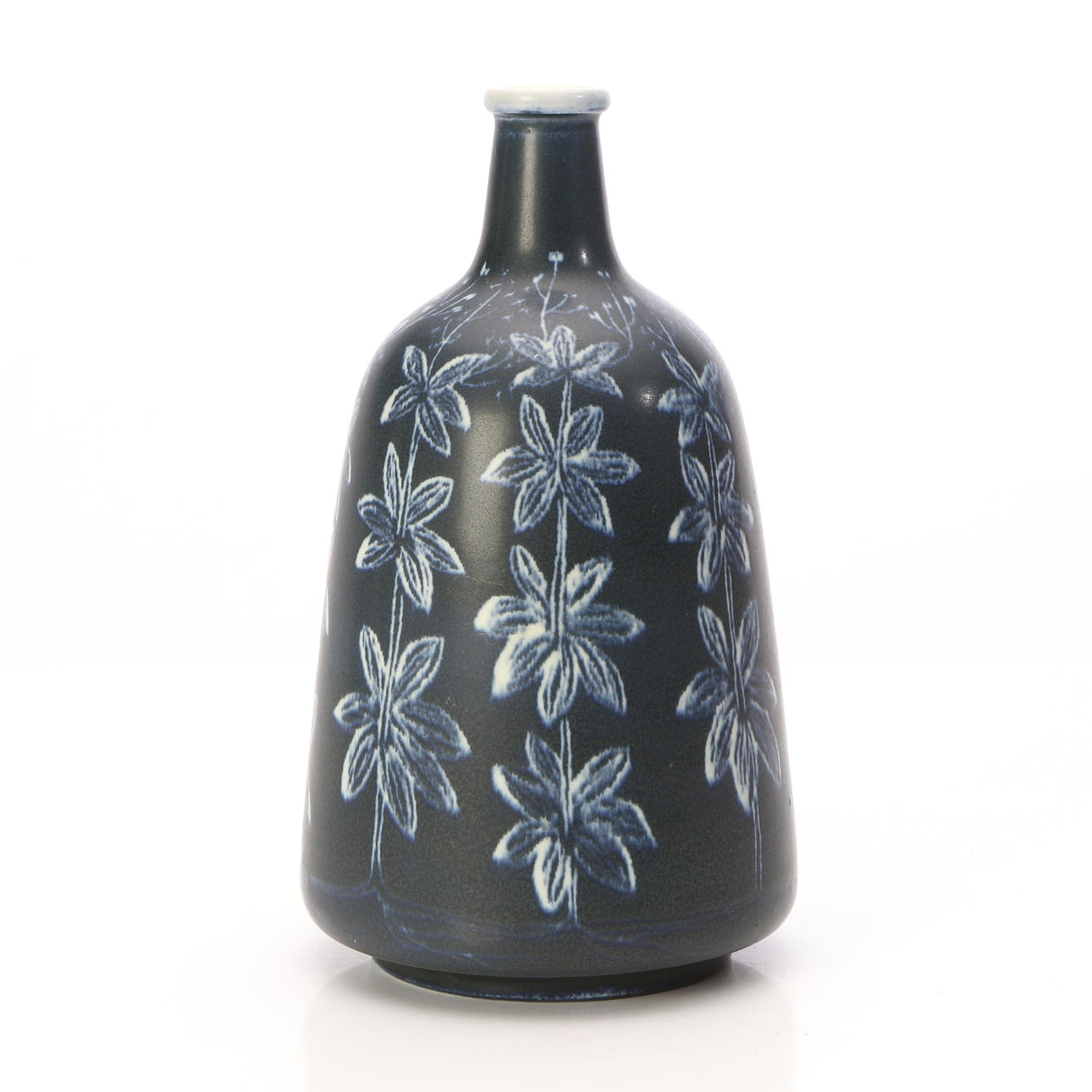HERTHA BENGTSON. VASE. Stoneware. Rörstrand. Marked underneath.
