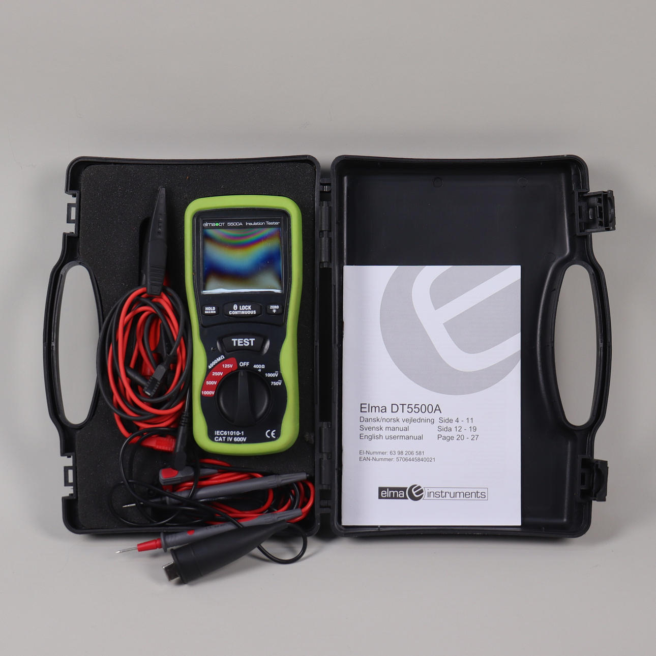 Elma DT5500A Isolationstester.