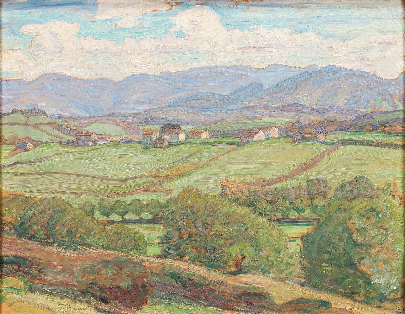 FRITZ LINDSTRÖM 1874-1962. Landschaften.