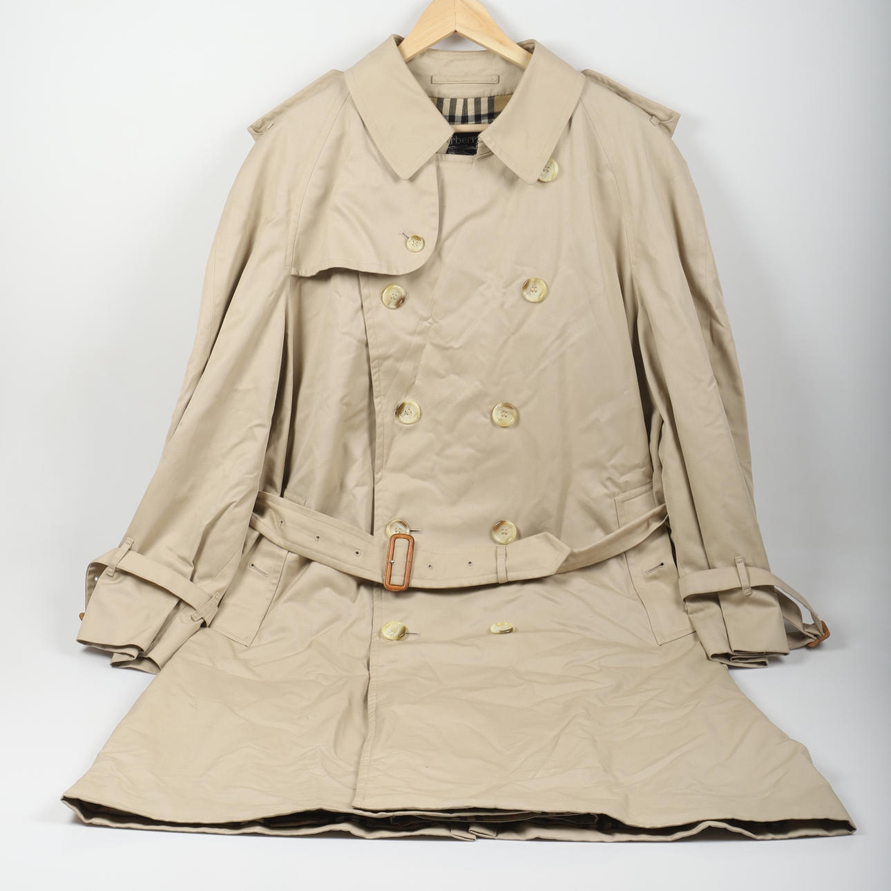 OVERFRAKKE, bomuld, Burberrys, England.