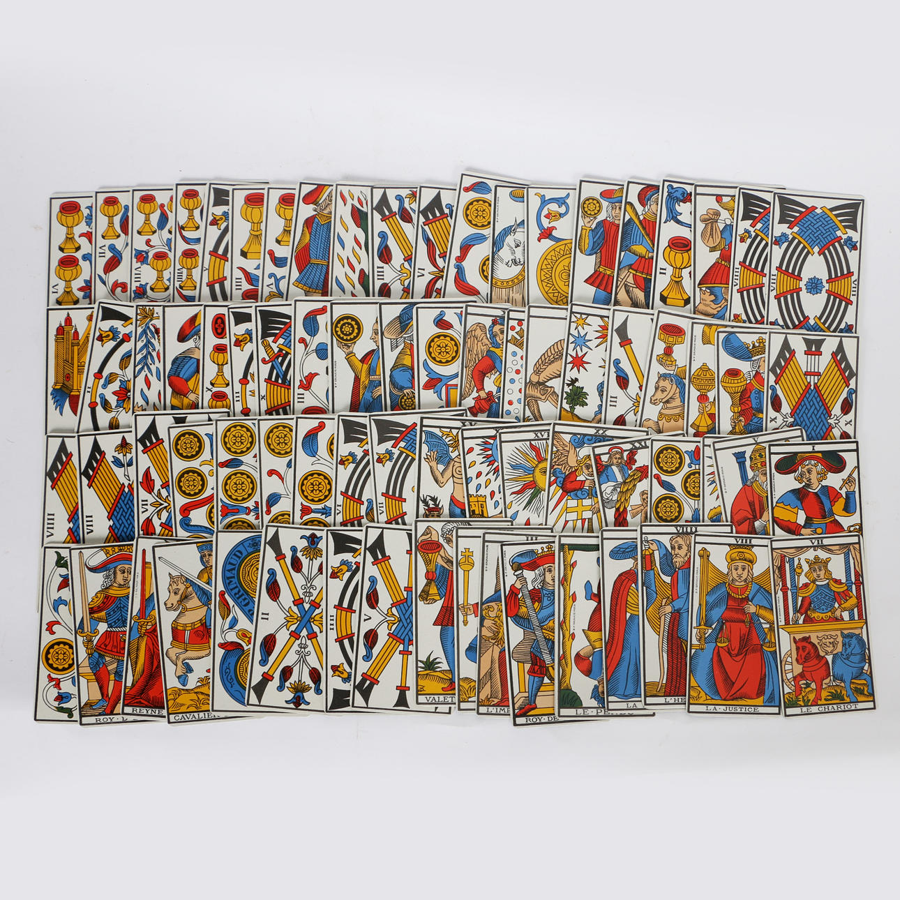 TAROT DE MARSEILLE B.P GRIMAUD PARIS, 1930.