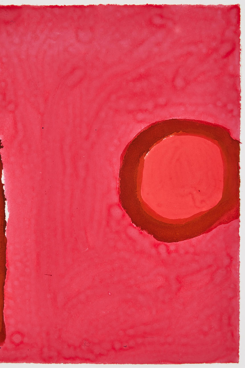 PATRICK HERON (UNITED KINGDOM 1920-1999). PINK, BROWN, ORANGE