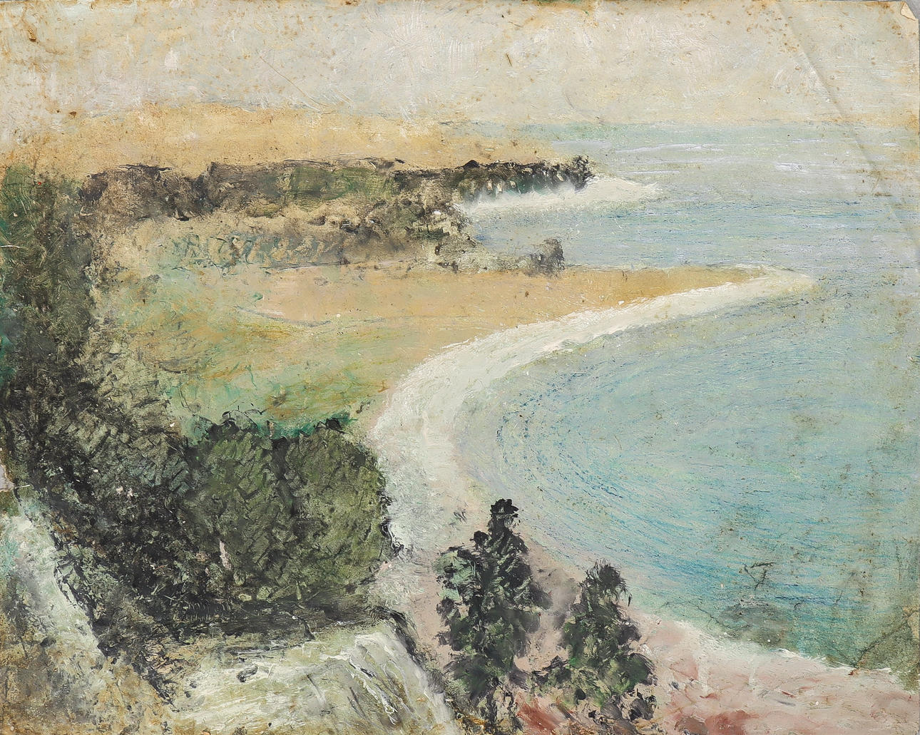 ANTS MURAKIN (ESTLAND 1892-1975). Küstenlandschaft.